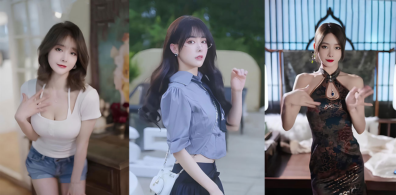 抖音63W粉长腿女神【王筱沫沫】AI全裸双屏热舞福利，清纯女神巨乳甩动性感诱惑到爆